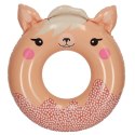 INTEX 59266 Kółko do pływania koło dmuchane ponton plażowy lama max 40kg 76 cm