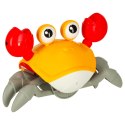 Krab uciekający pełzający czujnik interaktywna akumulator USB czerwony
