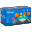 Krab uciekający pełzający czujnik interaktywna akumulator USB czerwony
