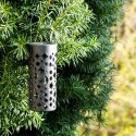 Lampa solarna ogrodowa ażurowa latarenka lampion LED czujnik zmierzchu wbijana 4szt.