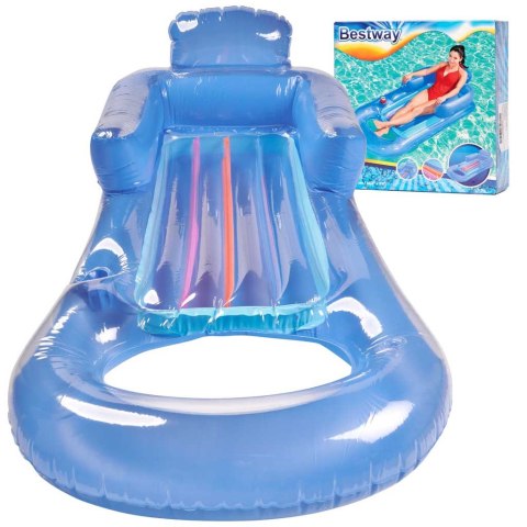 Materac dmuchany fotel BESTWAY 43028 niebieski