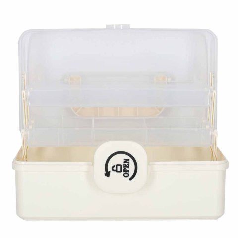 Organizer na leki pojemnik pudełko kasetka apteczka duży XL na zamek skrzynka 29x19x15,5 cm