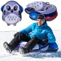 Ślizgacz sanki dmuchane na śnieg opona pingwin 95cm x 103cm x 26cm