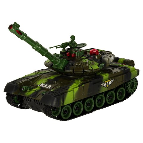 Czołg zdalnie sterowany na pilota RC War Tank 9993 2.4 GHz kamuflaż leśny