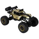 Samochód zdalnie sterowany 2,4GHz 1:8 51cm metal złoty