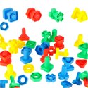 Klocki konstrukcyjne edukacyjne śruby montessori 30 elementów