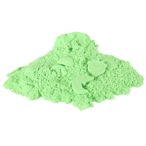 Piasek sensoryczny dla dzieci 1kg w woreczku zielony