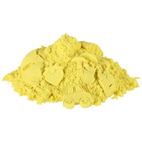 Piasek sensoryczny dla dzieci 1kg w woreczku żółty