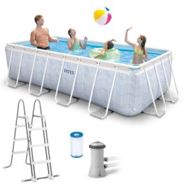 Basen ogrodowy stelażowy Chevron Prism Frame 400x200x100 cm INTEX 26780 NP