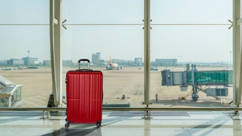 Zestaw podróżnych walizek XXL bordo 3w1 ABS zamek szyfrowy + waga bagażowa gratis