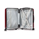 Zestaw podróżnych walizek XXL bordo 3w1 ABS zamek szyfrowy + waga bagażowa gratis