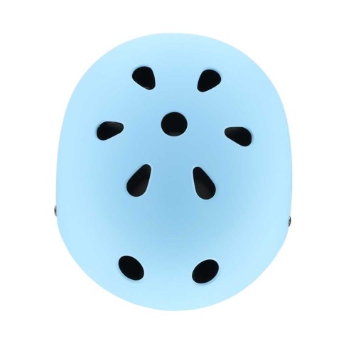 Kask rowerowy dla dziecka Trike Fix dziecięcy regulowany LED M 55-58cm niebieski