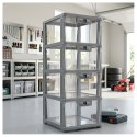 Plastikowy regał na kółkach szafka szuflady szafa 66x 34x 26cm PO21