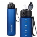Butelka na wodę, sportowy bidon z miarką 750ML, matowy granat BD51
