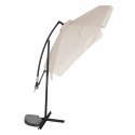 Parasol ogrodowy LUARO duży składany z wysięgnikiem 290cm beżowy