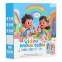Walkie talkie krótkofalówki dla dzieci kamera funkcja wideo niebieskie