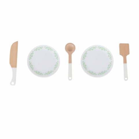Kuchnia dla dzieci drewniana MDF MODERN CLASSIC akcesoria 82cm różowa