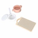 Kuchnia dla dzieci drewniana MDF MODERN CLASSIC akcesoria 82cm różowa