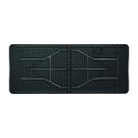 Duży stół składany ogrodowy cateringowy bankietowy rattan walizka 180cm czarny