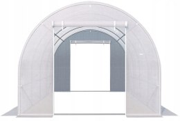 FOLIA ZAMIENNA biała 4x2x2 8m² tunel ogrodowy foliowy szklarnia 2 wejścia
