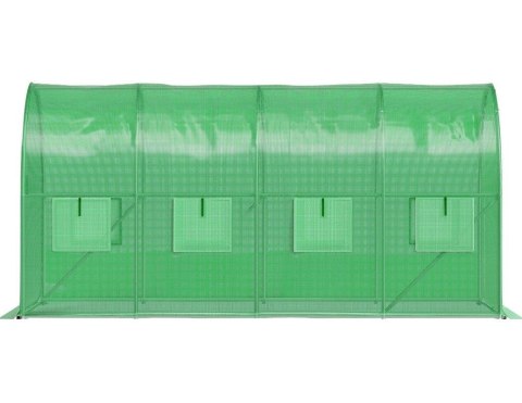 FOLIA ZAMIENNA zielona 4x2x2 8m² tunel ogrodowy foliowy szklarnia 2 wejścia