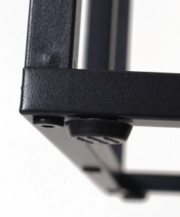 Kwietnik stojący metalowy piętrowy stojak na 4 kwiaty regał dąb rustykalny