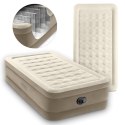 Materac dmuchany jednoosobowy łóżko do spania pompka 230V INTEX 64426 ND