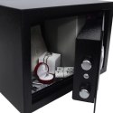 Sejf domowy biurowy zamek elektroniczny szyfrowy kluczyk kod XXL 35x25x25 cm