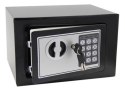 Sejf domowy z zamkiem elektronicznym na kluczyk lub kod 23x17x17 cm