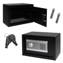 Sejf domowy z zamkiem elektronicznym na kluczyk lub kod XL 31x20x20 cm