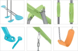 Solidna kolorowa huśtawka ogrodowa 2 funkcje pas i waga Intex 44120