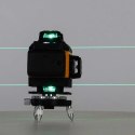 Poziomica laserowa 360° 4D laser krzyżowy 16 linii statyw uchwyt zestaw
