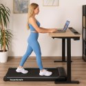 Bieżnia elektryczna domowa Bauerkraft wyświetlacz chodzenie cardio biała