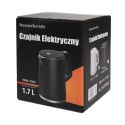 Czajnik elektryczny bezprzewodowy turystyczny 1500W 1.7l obrotowy czarny
