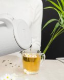 Czajnik elektryczny bezprzewodowy turystyczny 1500W 1.8l obrotowy biały