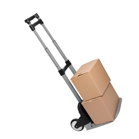 Dwukołowy wózek magazynowy transportowy składany ręczny młynarka 75kg