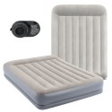 Dwuosobowy materac dmuchany 152x203x30 cm łóżko pompka 220V INTEX 64118 ND