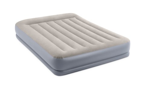 Dwuosobowy materac dmuchany 152x203x30 cm łóżko pompka 220V INTEX 64118 ND
