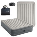 Dwuosobowy materac dmuchany 152x203x46 cm łóżko pompka 220V INTEX 64126 ND