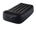 Jednoosobowy materac dmuchany 99x191x42 cm łóżko pompka 220V INTEX 64122 ND