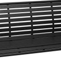 Ławka ogrodowa 126 cm z oparciem premium parkowa metalowa taras balkon