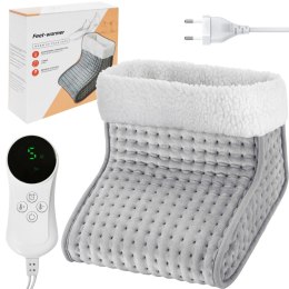 Ogrzewacz do stóp miękki ciepły ocieplacz do nóg elektryczny but z pilotem