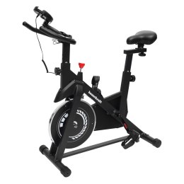 Rower treningowy cardio domowy stacjonarny Bauerkraft koło zamachowe 4kg biały