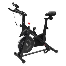 Rower treningowy cardio domowy stacjonarny Bauerkraft koło zamachowe 4kg szary