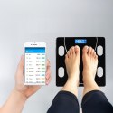Waga łazienkowa analityczna inteligentna smart aplikacja do 180 kg