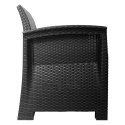 Zestaw mebli ogrodowych komplet technorattan sofa fotele stolik taras ogród