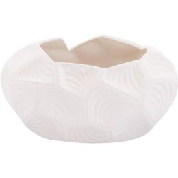 Biały Ceramiczny Wazon Dekoracyjny Multifunkcyjny z Antypoślizgowymi Podkładkami