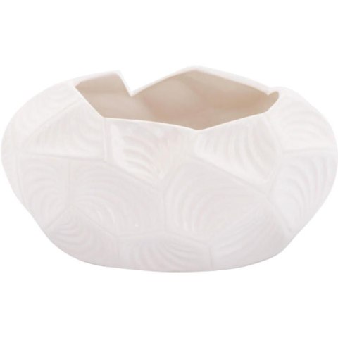 Biały Ceramiczny Wazon Dekoracyjny Multifunkcyjny z Antypoślizgowymi Podkładkami