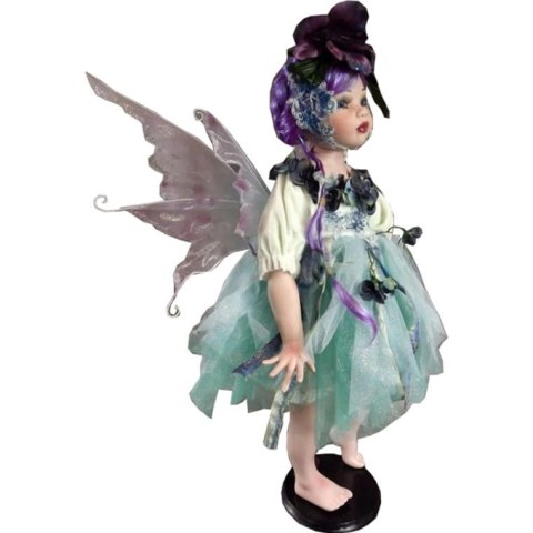 Ceramiczna Lalka Elf w Kolorze Turkusowym o Wysokości 60 cm.