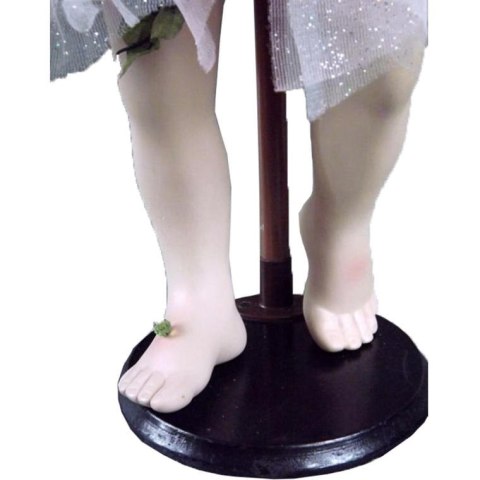 Ceramiczna Lalka Elf w Kolorze Turkusowym o Wysokości 60 cm.